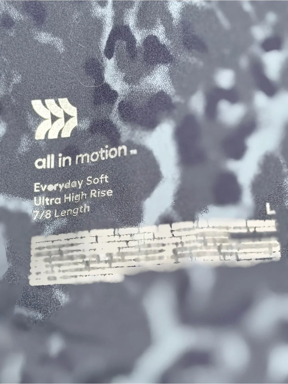 all in motion Gray Leopard-Print Leggings
